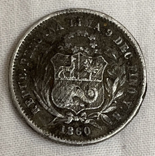 Un Real - Seated Liberty  coin collectible - Main Image 2