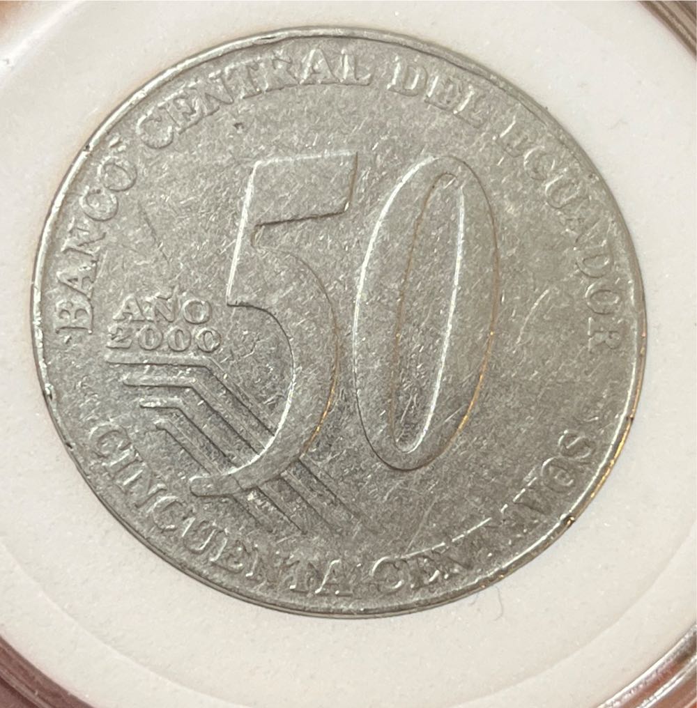 Ecuador Cincuenta Centavos  coin collectible - Main Image 2