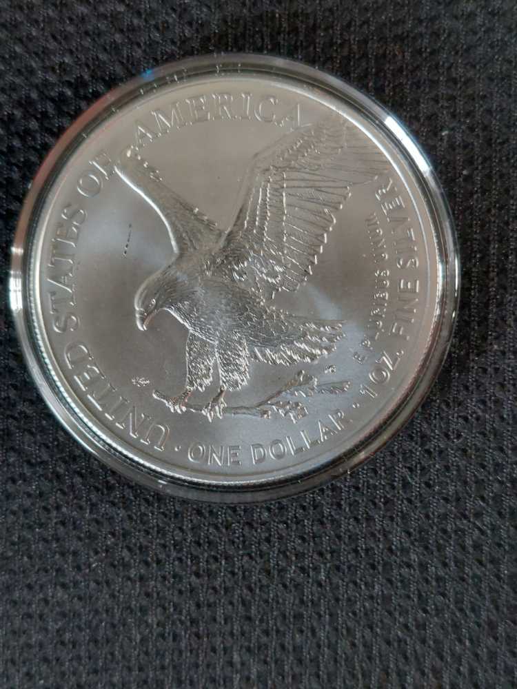 Dollar Silver Eagle Counterfeit  coin collectible - Main Image 2