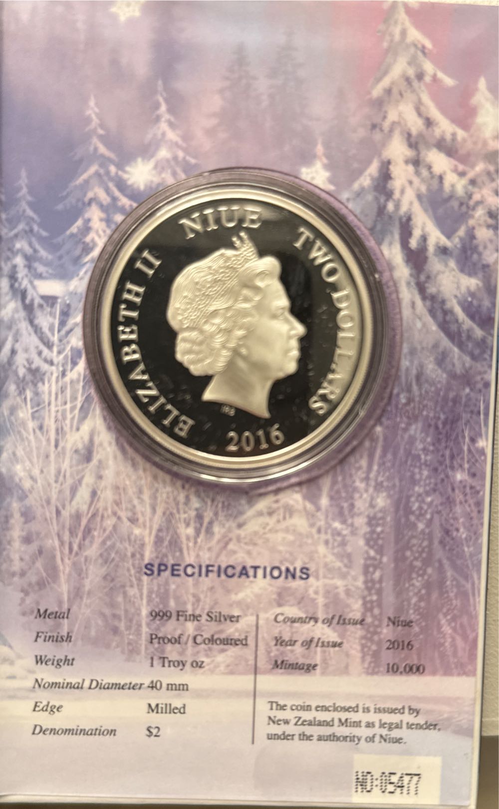 Kristie & Sven - Disney Frozen Set 1 Oz Silver Coin  coin collectible - Main Image 3