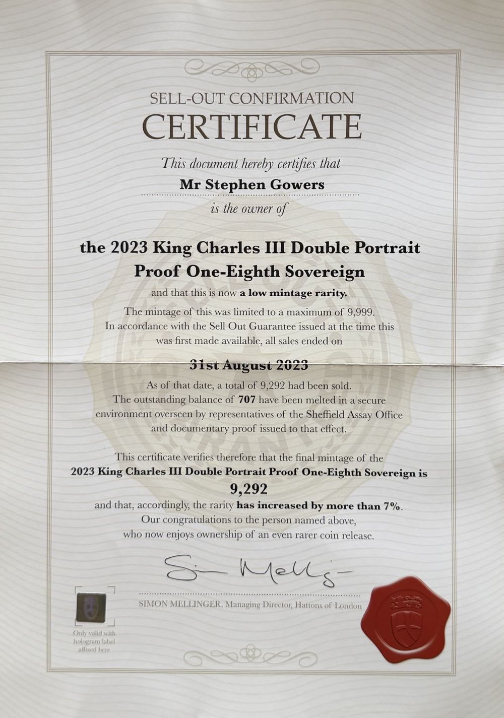 2023 Charles III Coronation Double Portrait  coin collectible - Main Image 5