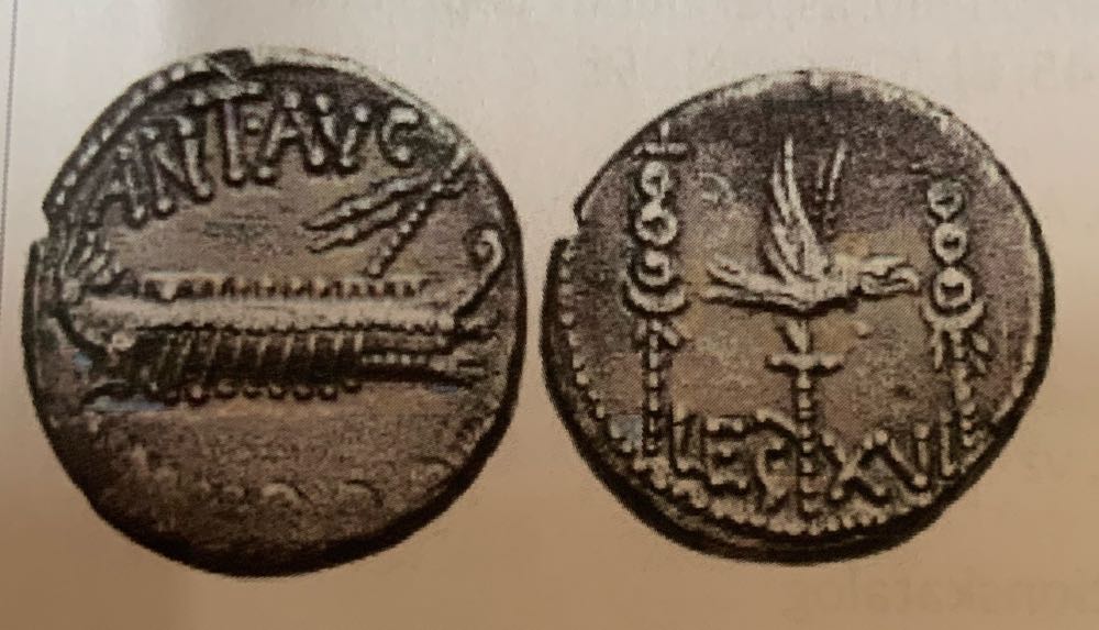 Marcus Antonius, 32 - 31 v. Chr. Denar  coin collectible - Main Image 1