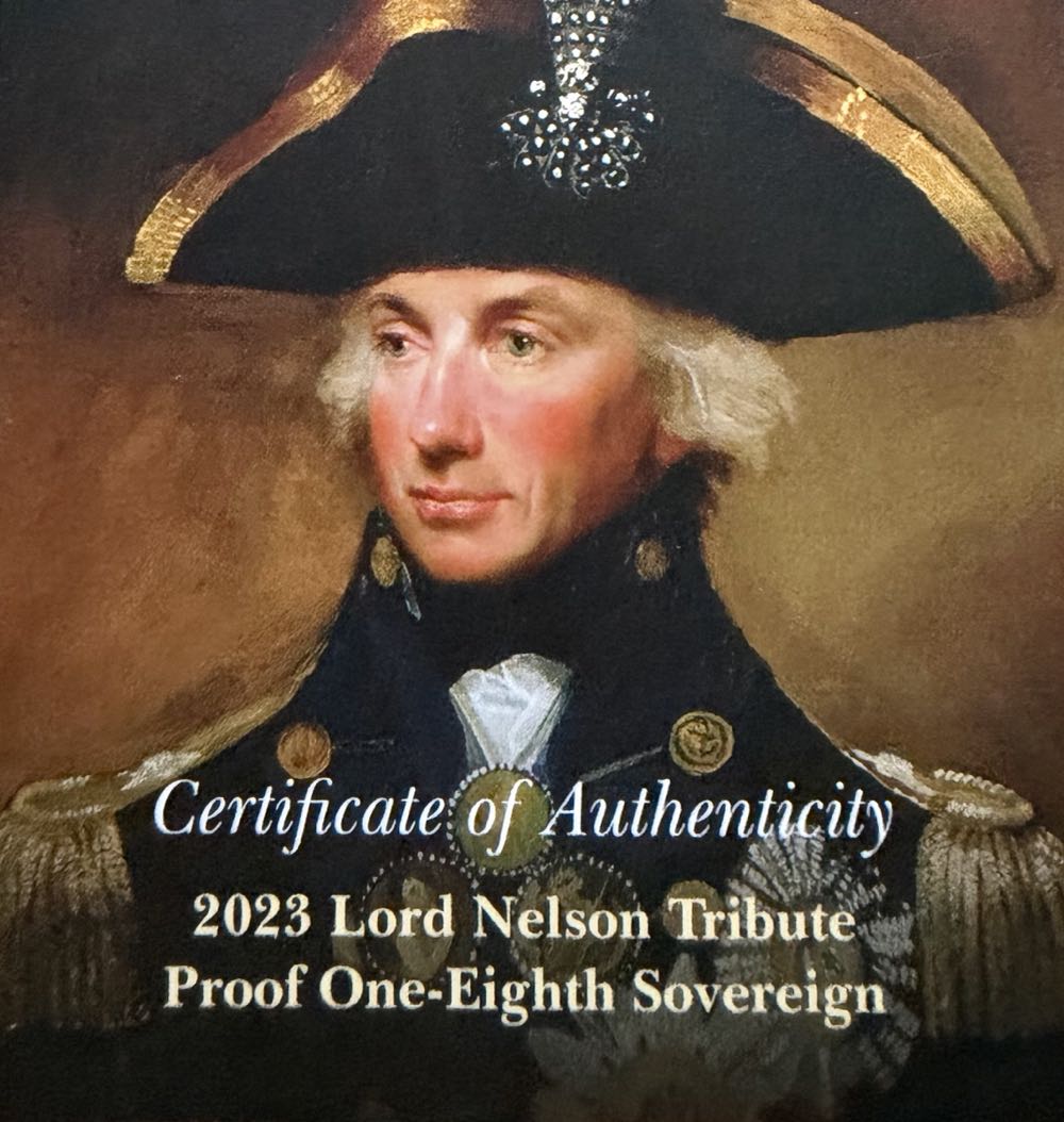 2023 Lord Nelson Tribute  coin collectible - Main Image 3