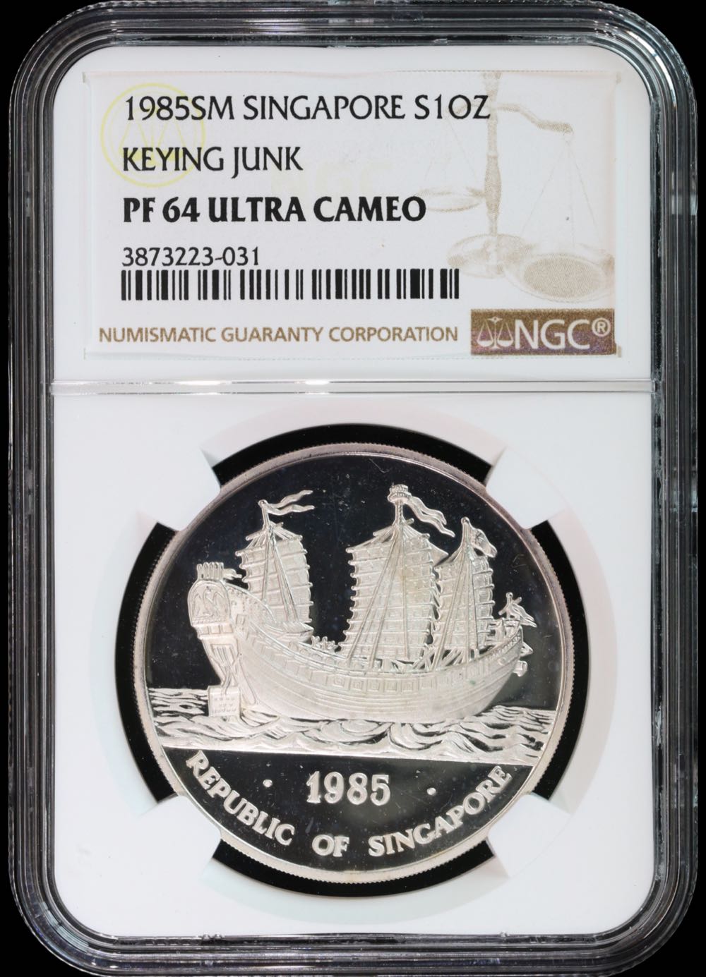 Double Dragon | 1986 Railroad NGC  coin collectible - Main Image 3