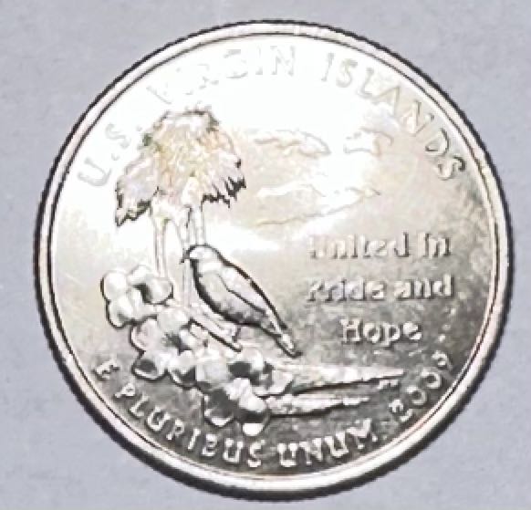 Quarter State- U.S. Virgin Islands  coin collectible - Main Image 2