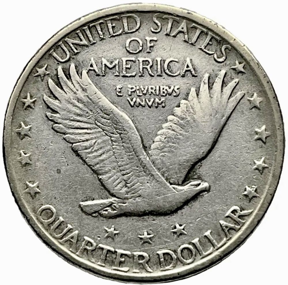 1920-P Standing Liberty Quarter Dollar  coin collectible - Main Image 2