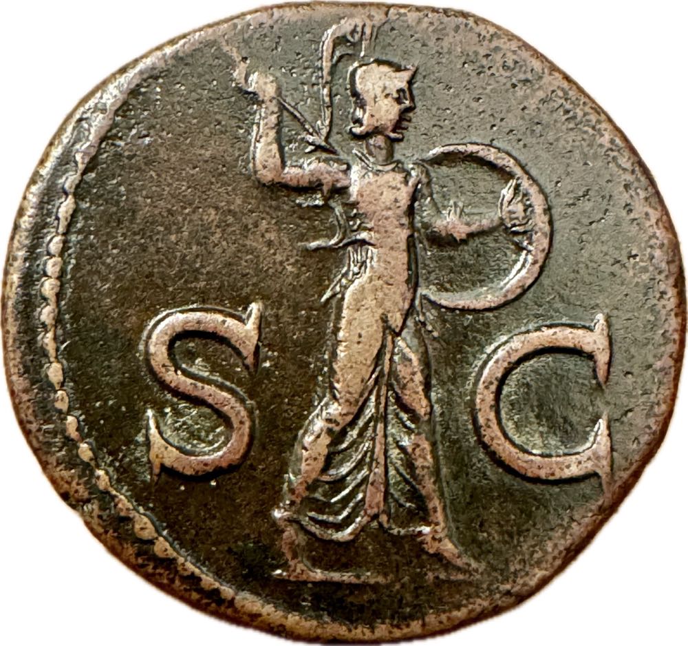 Claudius Æ-As 42 - 43 n. Chr.  coin collectible - Main Image 2