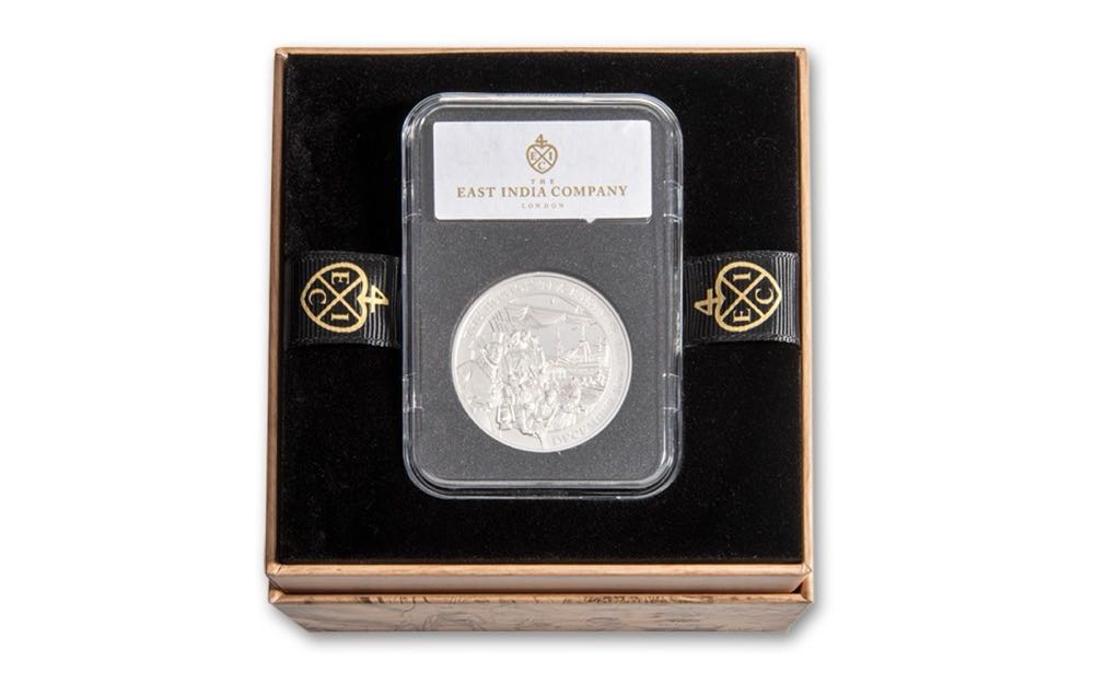 2023 Saint Helena £1 1-oz Silver Boston Tea Party Proof  coin collectible - Main Image 4