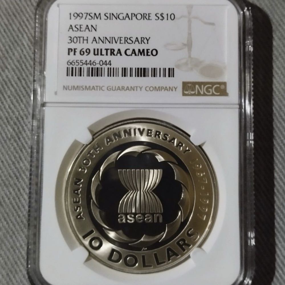 1997 $10 | ASEAN NGC  coin collectible - Main Image 3