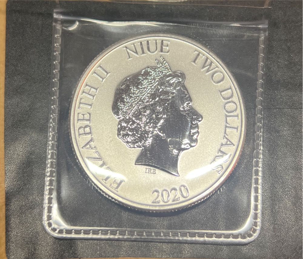 New Zealand Mint NZM Darth Vader Silver - 2020 1 Oz  coin collectible - Main Image 2