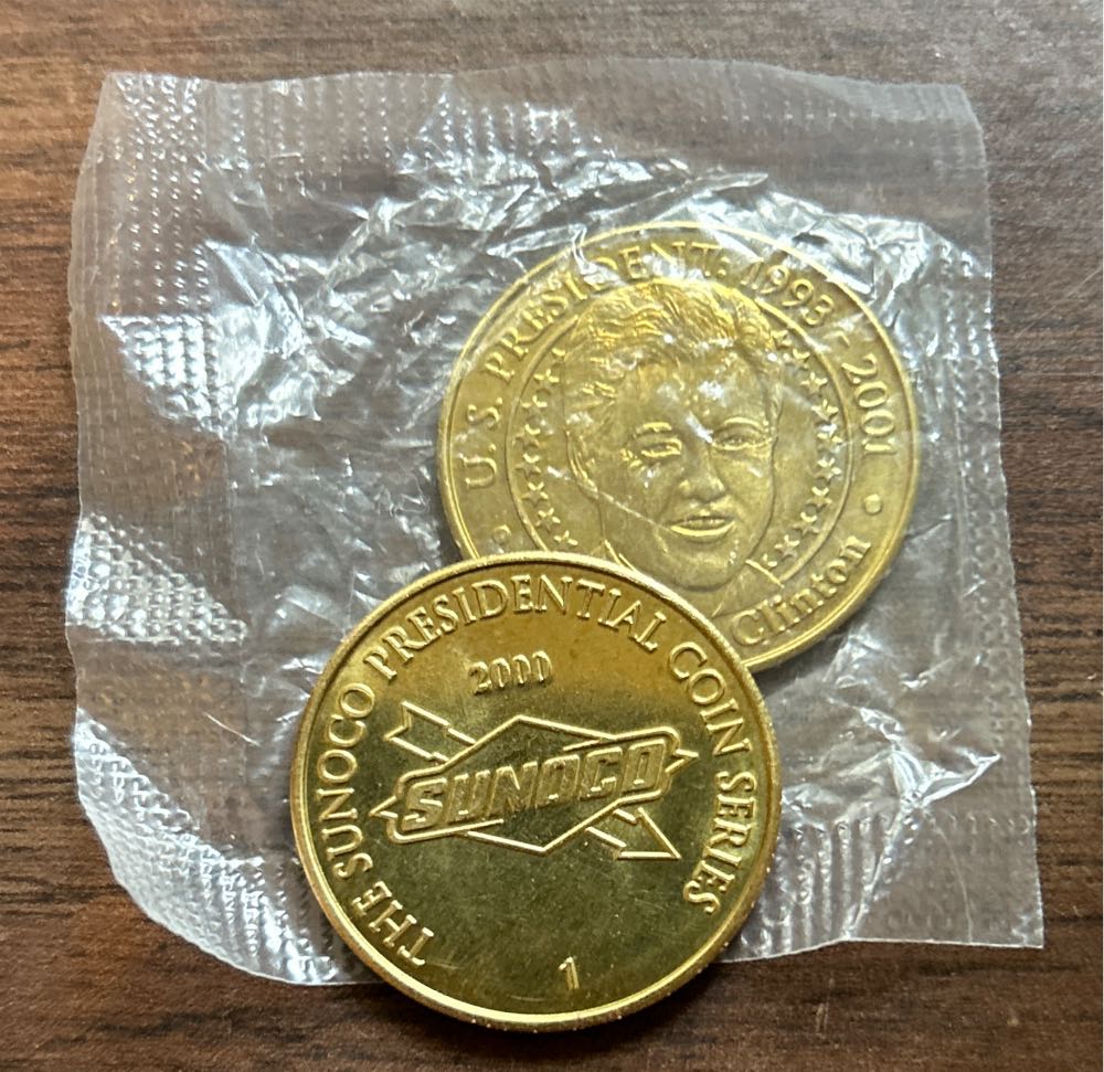 Sunoco Presidential Coins - William J. Clinton  coin collectible - Main Image 2