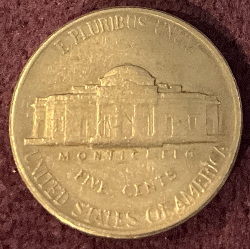 Nickel Jefferson D 1984 1  coin collectible - Main Image 4