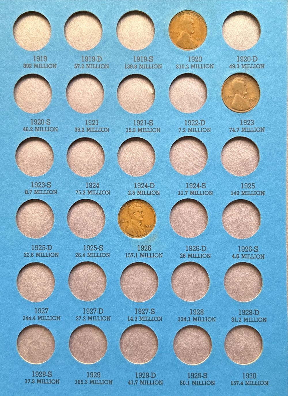 Lincoln Cents 1909 - 1940  coin collectible - Main Image 3