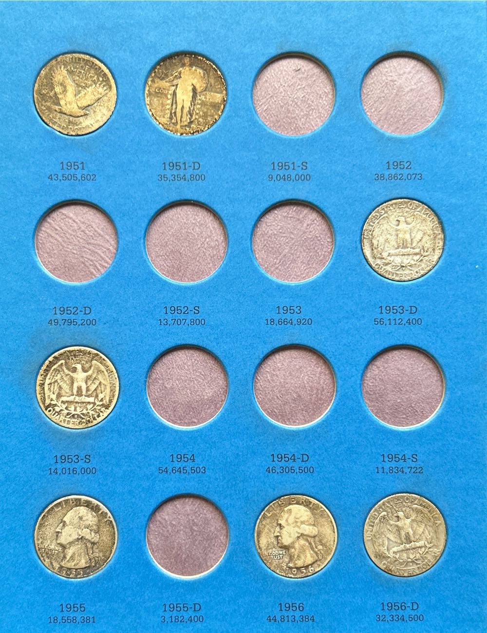 Washington Quarters 1946 - 1964  coin collectible - Main Image 3