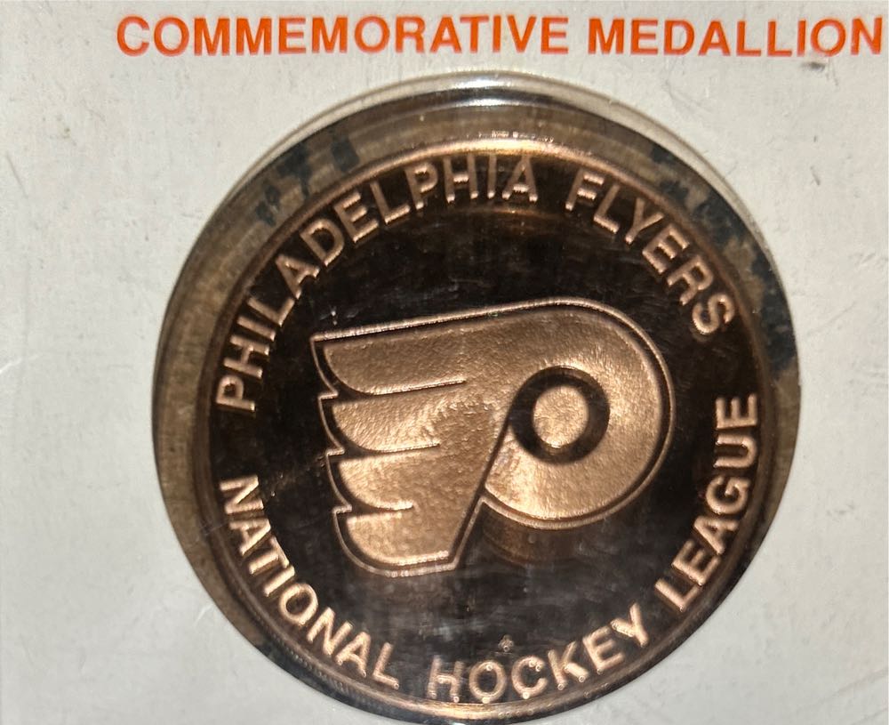 25TH ANNIVERSARY PHILADELPHIA FLYERS OFFICIAL COMMEMORATIVE MEDALLION  coin collectible - Main Image 3