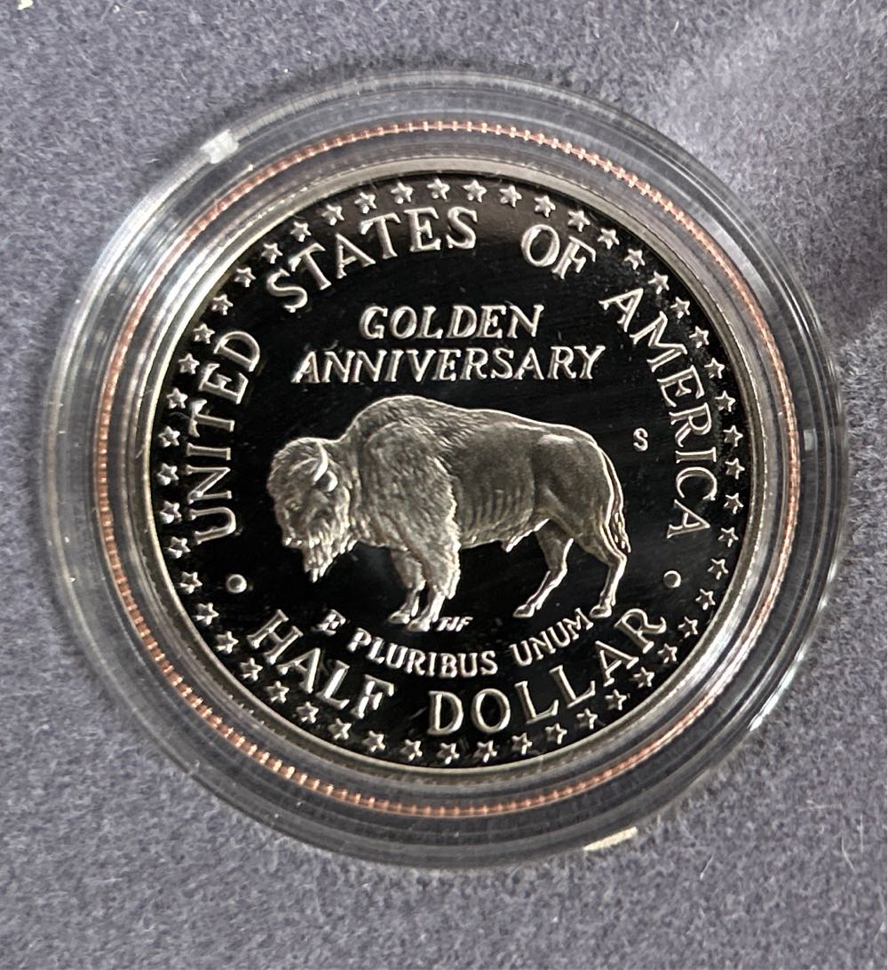 1991 Mount Rushmore Anniversary Proof Pair coin collectible - Main Image 3
