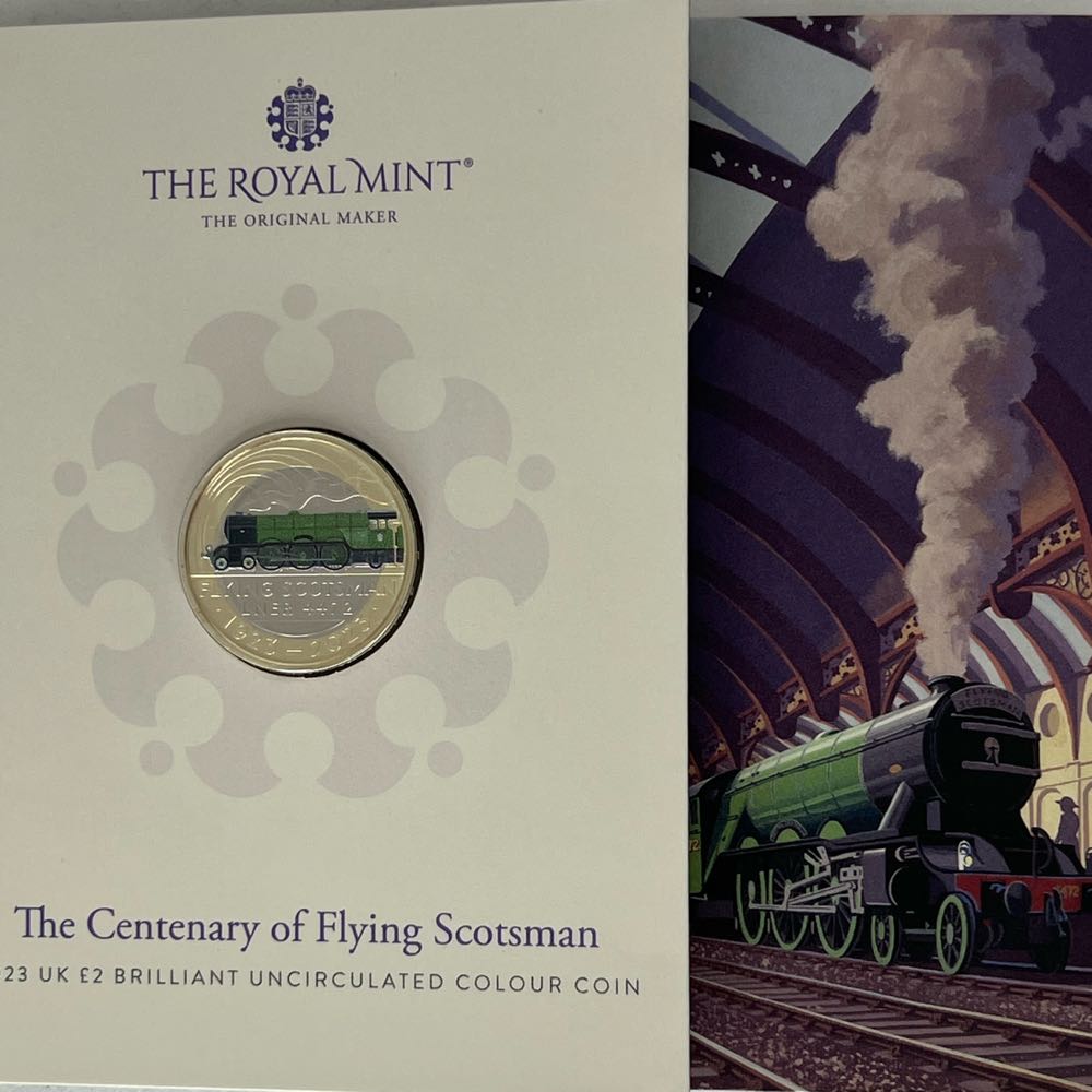 Centenary of Flying Scotsman  coin collectible [Barcode 5026177578000] - Main Image 3