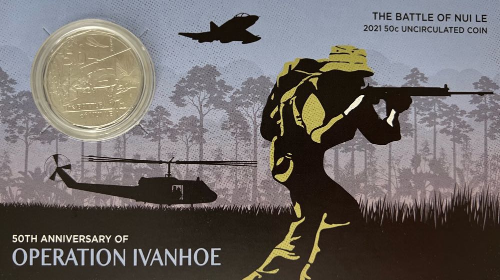 50 Anniversary of Operation Ivanhoe  coin collectible [Barcode 9314688107038] - Main Image 3