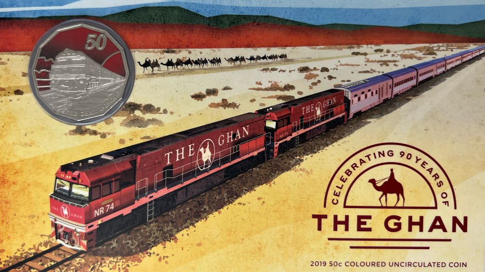 90 Anniversary of The Ghan  coin collectible [Barcode 9314688101814] - Main Image 3