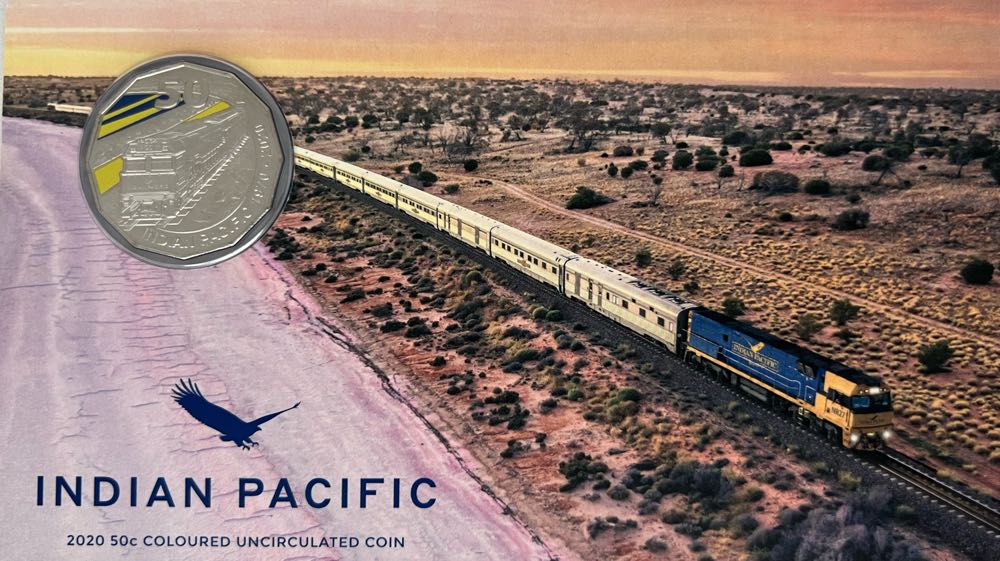 50 Anniversary of the Indian Pacific  coin collectible [Barcode 9314688104754] - Main Image 3