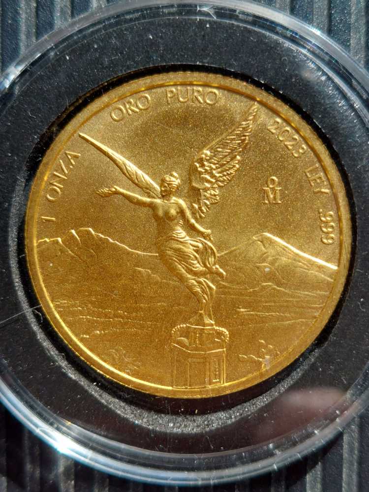 Gold Mexican Libertad  coin collectible - Main Image 2