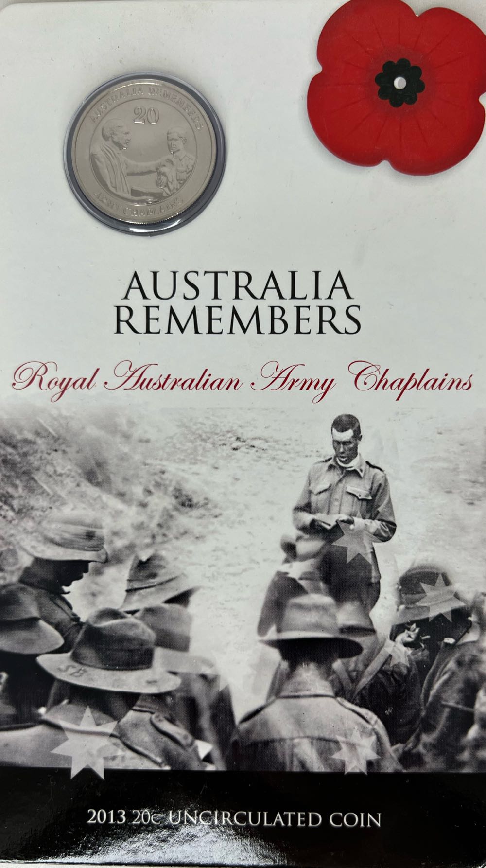 Australia Remembers Army Chaplains  coin collectible - Main Image 3