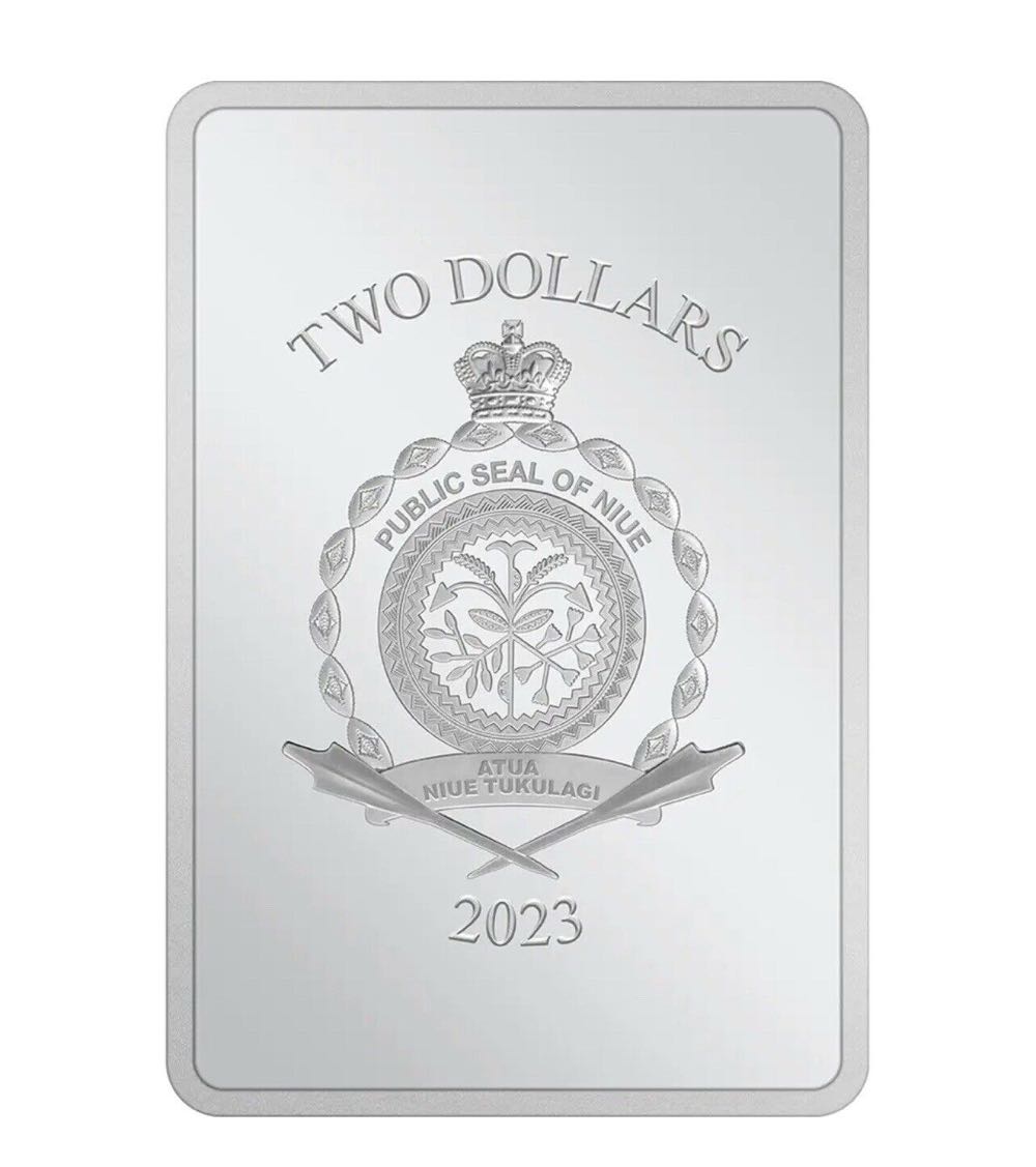 2023 NIUE $2 Marvel NZ Mint Trading Coin HAWKEYE Silver Coin  coin collectible - Main Image 2