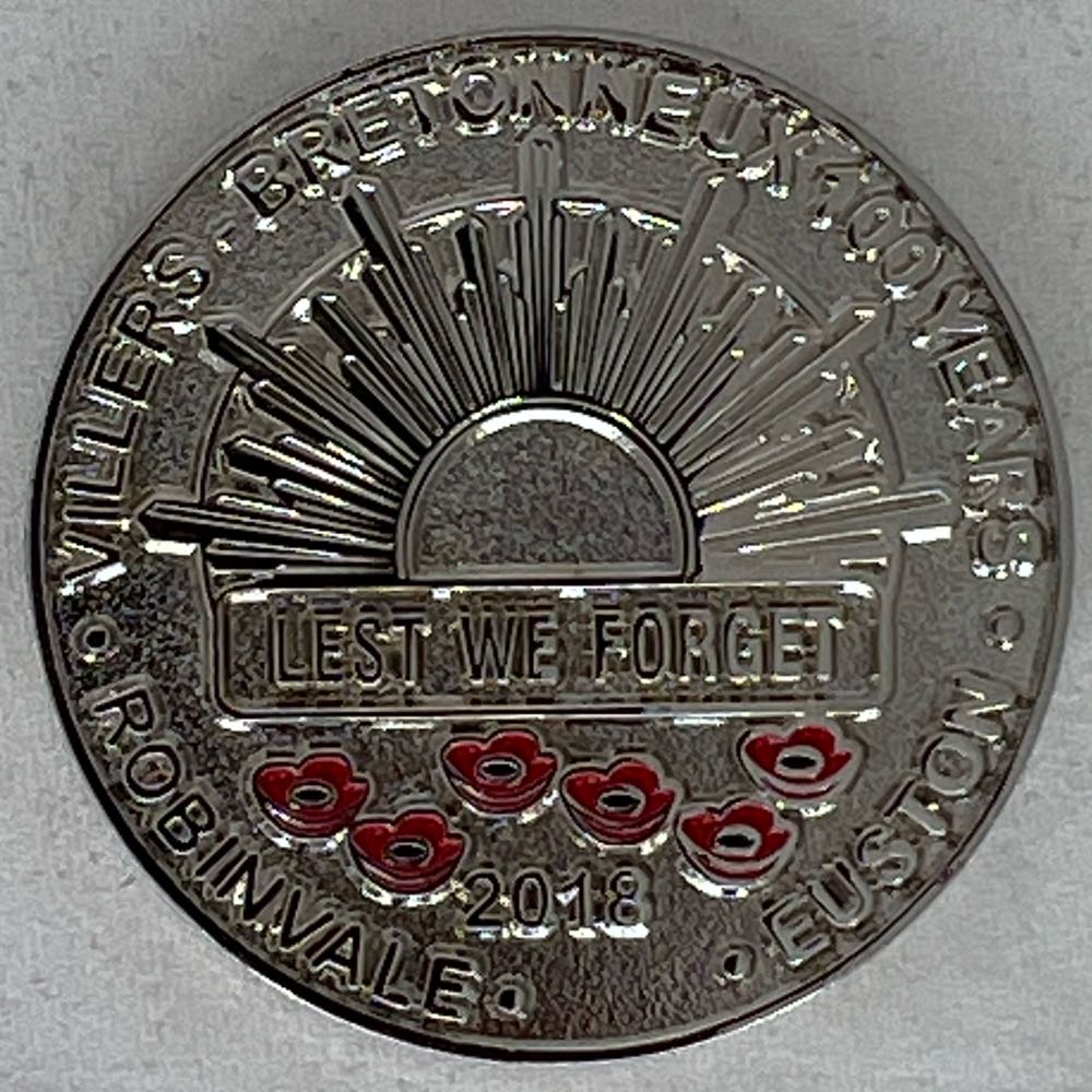 King And Queen Visiting Wales Medal