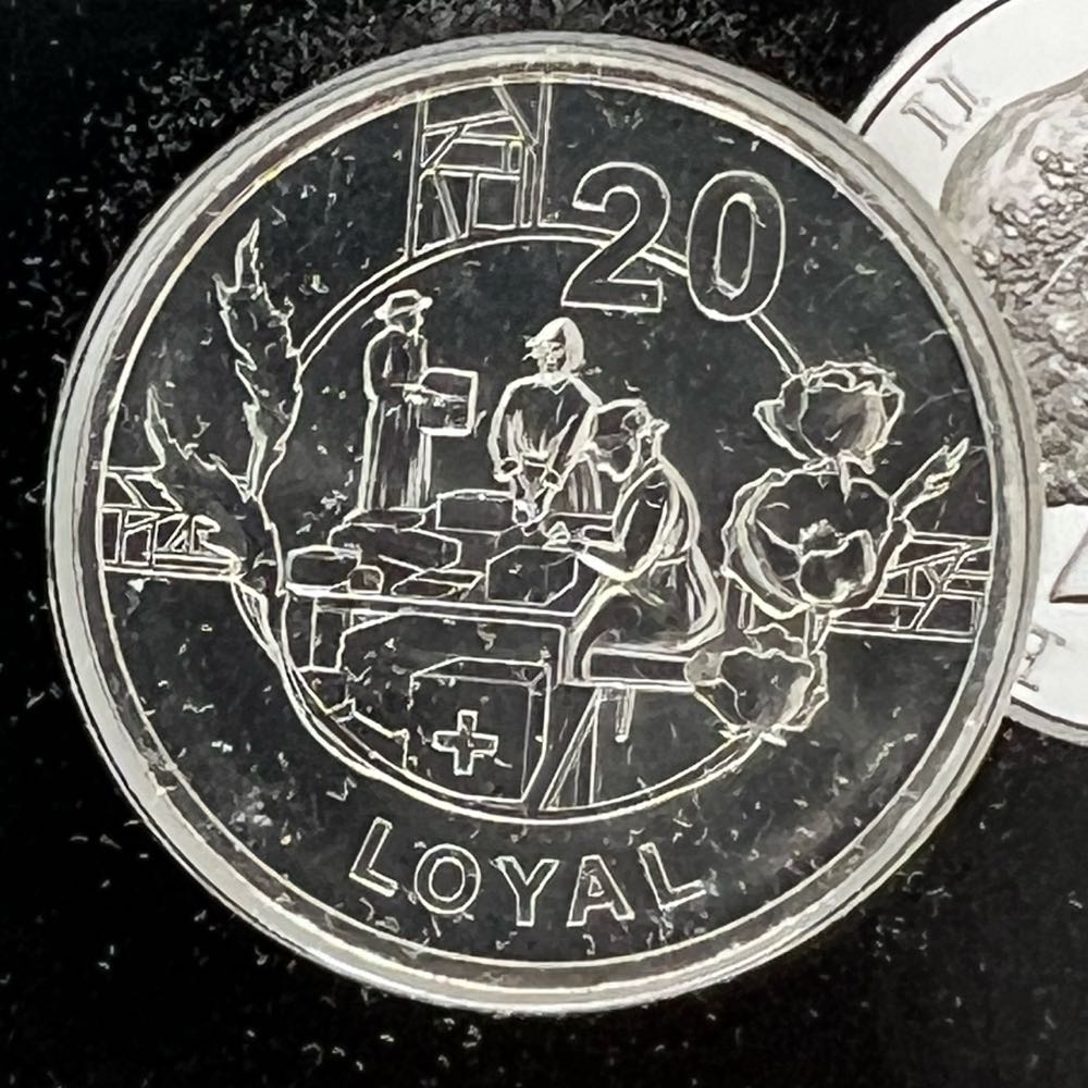 1990 The Anzac 75th Anniversary $5 Coin