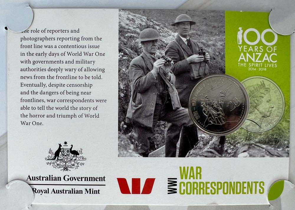War Correspondents  coin collectible - Main Image 2