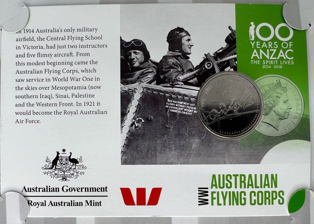 Australian Flying Corps  coin collectible - Main Image 2