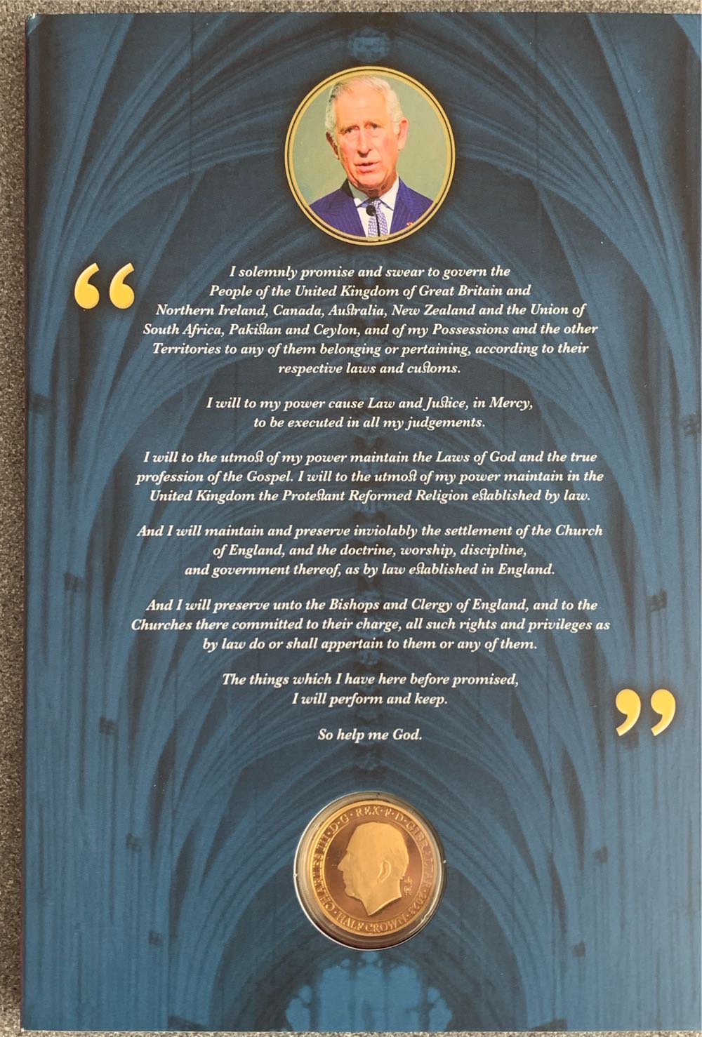 The Coronation Of His Majesty King Charles III  coin collectible - Main Image 2