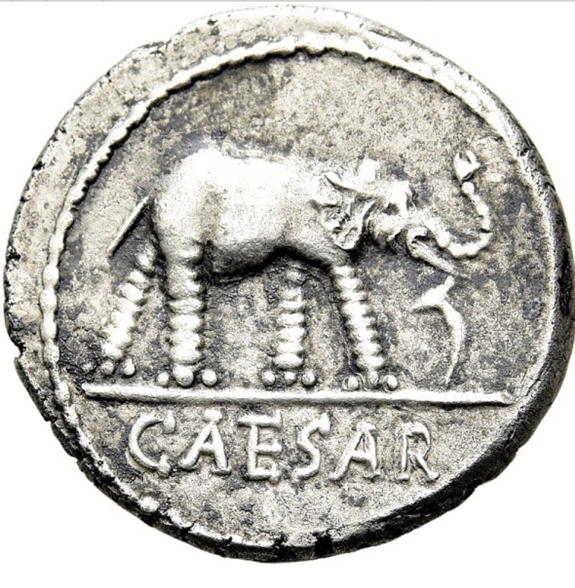 C. Iulius Caesar, 49-48 v. Chr., Denar  coin collectible - Main Image 3