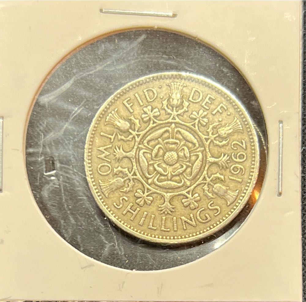 United Kingdon 2 Shillings - 1962  coin collectible - Main Image 2