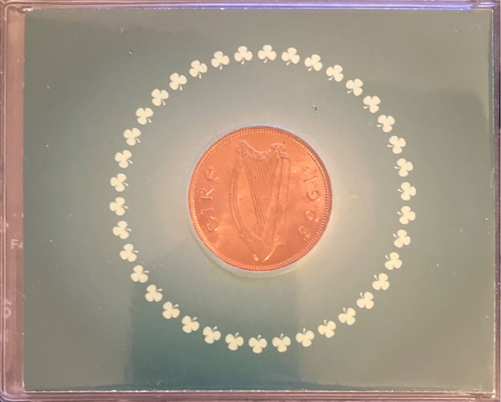 Lucky Irish Penny 1968 1 Pingin  coin collectible - Main Image 4
