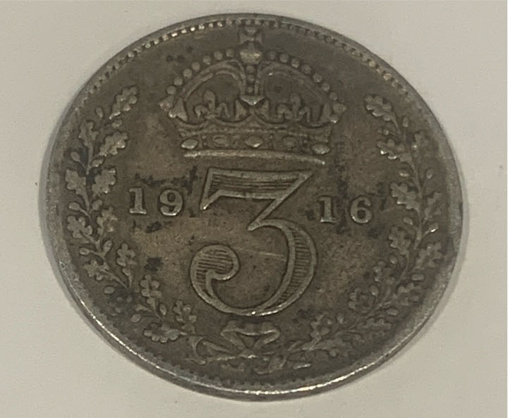George V - 1916 - 3d  coin collectible - Main Image 2