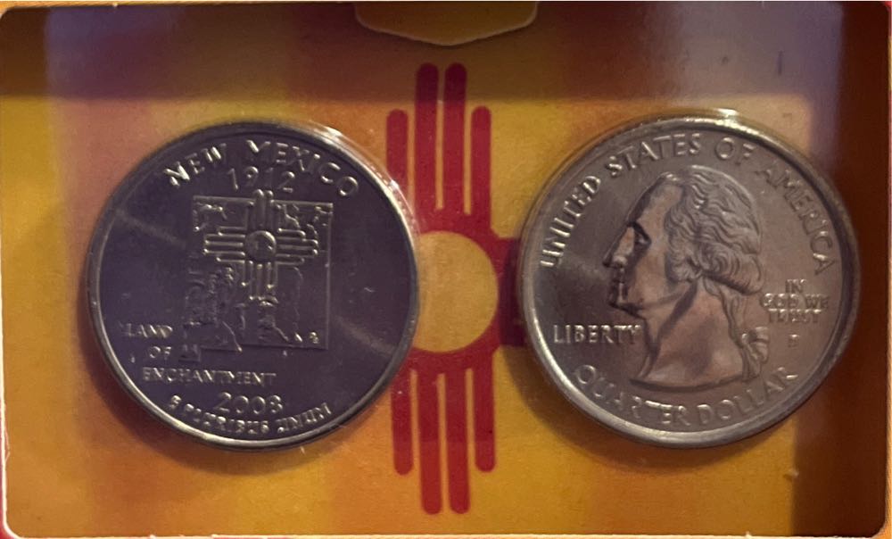 New Mexico U.S. Minted Quarter Dollars Number 47 Of 50  coin collectible - Main Image 2