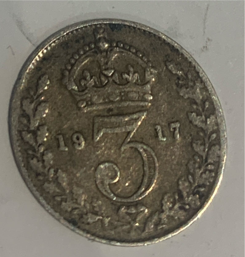 George V - 1917 - 3d  coin collectible - Main Image 2