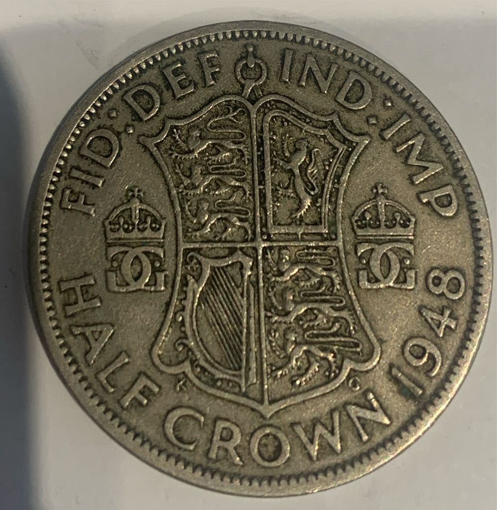 George VI - 1948 - Half Crown  coin collectible - Main Image 2