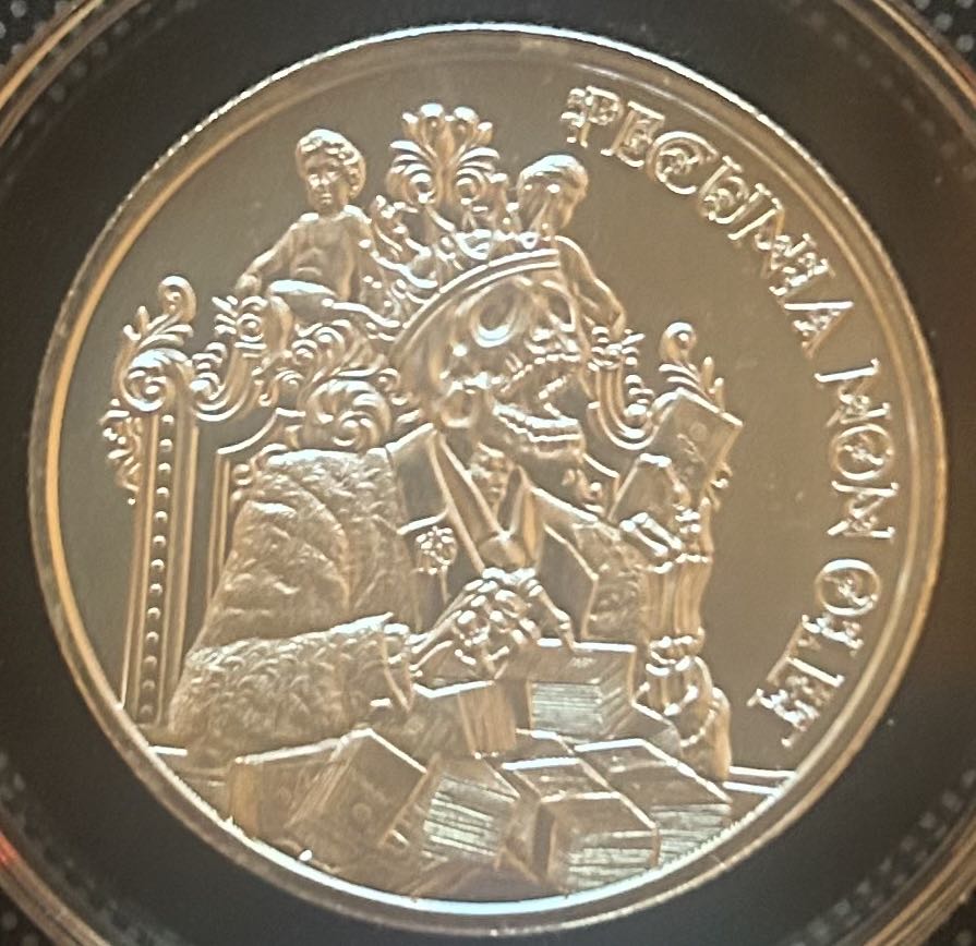 Latin Allure Pecunia Non Ole  coin collectible - Main Image 1