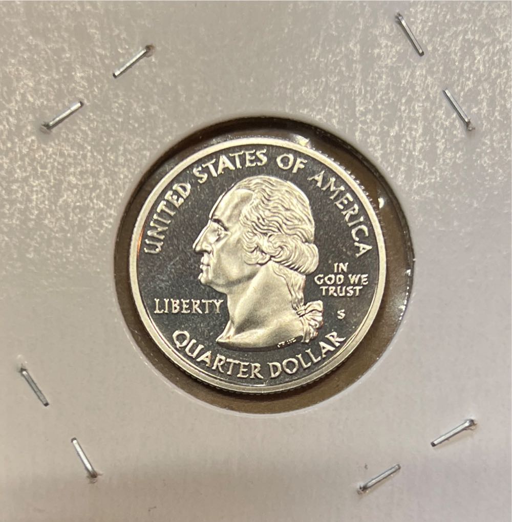 Washjngton Quarter - 2002 S Tennessee Proof Cameo  coin collectible - Main Image 2