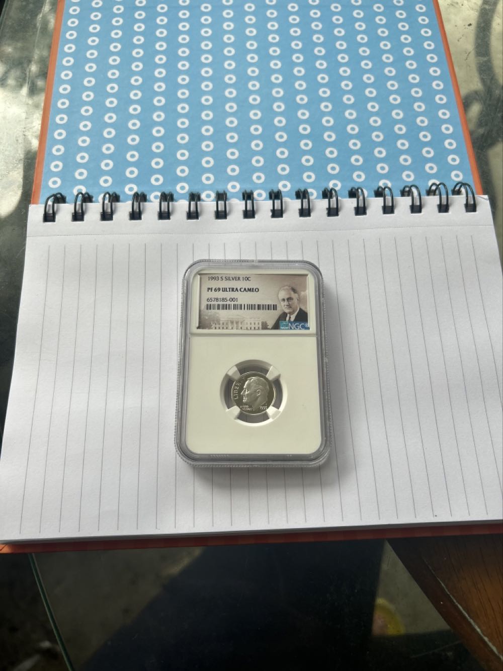 1993 S Silver 10C  coin collectible - Main Image 3