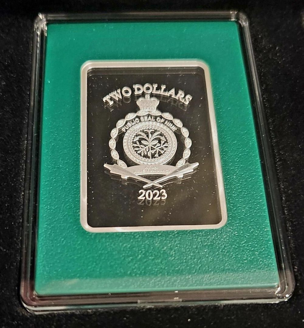 2023 NIUE $2 Marvel NZ Mint Trading Coin BLACK PANTHER Silver Coin  coin collectible - Main Image 2