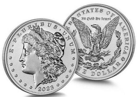 Morgan and Peace Dollar 2023 Two-Coin Reverse Proof Set  coin collectible - Main Image 2