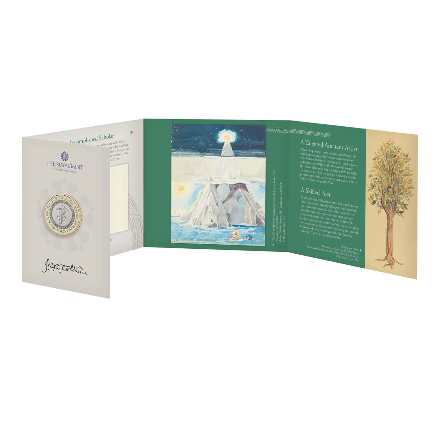 Celebrating the Life and Work of JRR Tolkien  coin collectible - Main Image 3