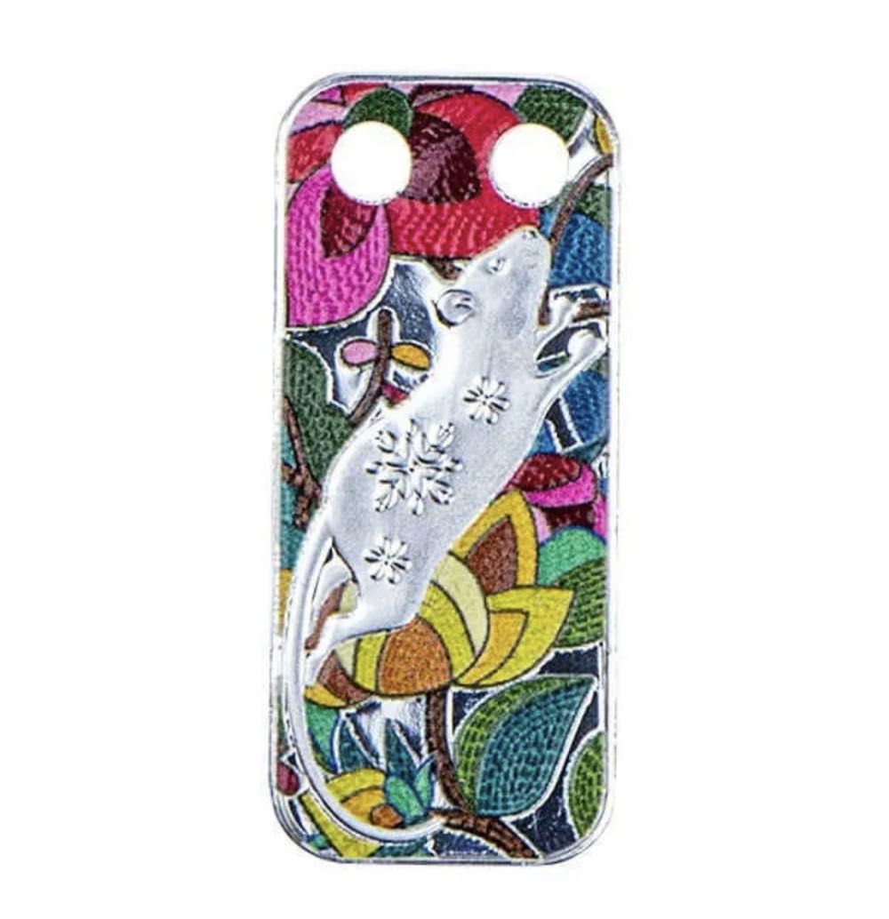 Year of the Rat Chinese Calendar Proof Silver Pendant Coin Niue 2020  coin collectible - Main Image 2