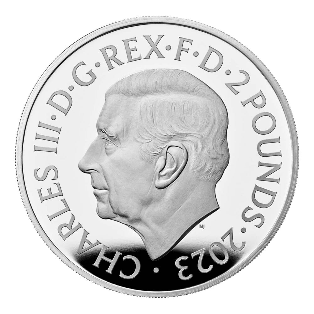 The Lion And The Eagle 1oz Silver Proof Coin  coin collectible - Main Image 2