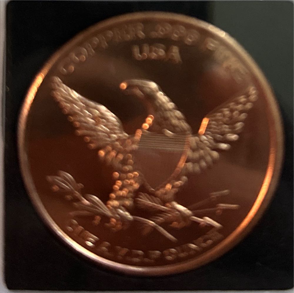 1oz En Cuivre Colt 45  coin collectible [Barcode 00000000099944] - Main Image 2