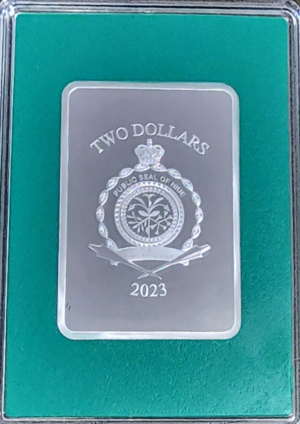 2023 NIUE $2 Marvel NZ Mint Trading Coin CAPTAIN AMERICA Silver Coin  coin collectible - Main Image 2