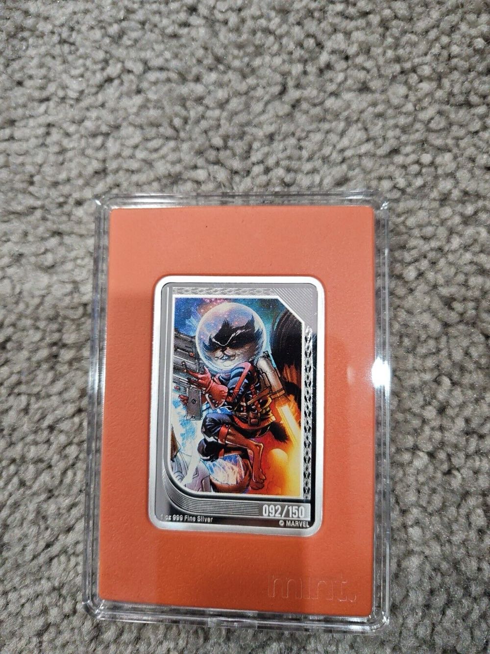 2023 NIUE $2 Marvel NZ Mint Trading Coin ROCKET RACCOON Silver Coin coin collectible - Main Image 1